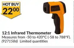 Princess Auto 12: 1 Infrared Thermometer offer