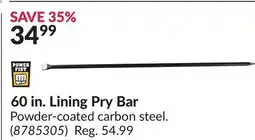 Princess Auto 60 in. Lining Pry Bar offer