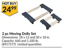 Princess Auto 2 pc Moving Dolly Set offer