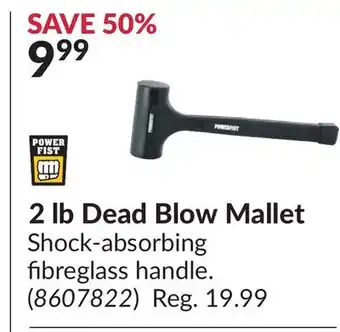 Princess Auto 2 lb Dead Blow Mallet offer