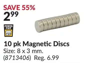 Princess Auto 10 pk Magnetic Discs offer