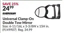 Princess Auto Universal Clamp-On Double Tow Mirror offer