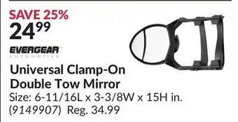 Princess Auto Universal Clamp-On Double Tow Mirror offer