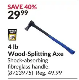 Princess Auto 4 lb Wood-Splitting Axe offer