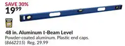 Princess Auto 48 in. Aluminum I-Beam Level offer