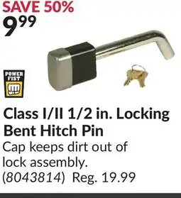 Princess Auto Class I/II 1/2 in. Locking Bent Hitch Pin offer