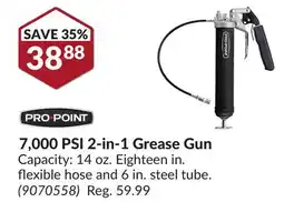 Princess Auto 7, 000 PSI 2-in-1 Grease Gun offer