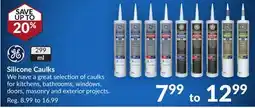 Princess Auto Silicone Caulks offer
