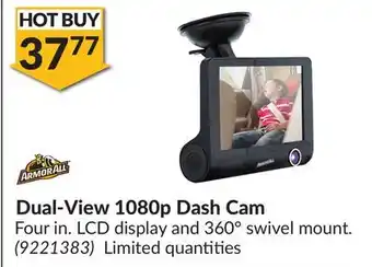 Princess Auto Dual-View 1080p Dash Cam offer