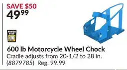 Princess Auto 600 lb Motorcycle Wheel Chock offer