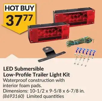 Princess Auto LED Submersible Low-Profile Trailer Light Kit offer