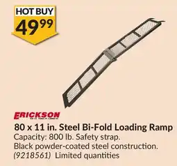 Princess Auto 80 x 11 in. Steel Bi-Fold Loading Ramp Loading Ramp offer