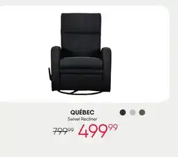 Meubles RD QUÉBEC Swivel Recliner offer
