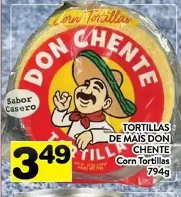 Supermarché PA Corn Tortillas offer
