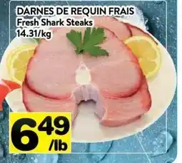 Supermarché PA Fresh Shark Steaks offer