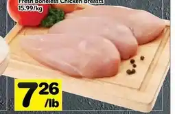 Supermarché PA Fresh Boneless Chicken Breasts offer