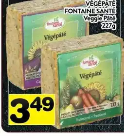 Supermarché PA FONTAINE SANTÉ Veggie Pâté offer
