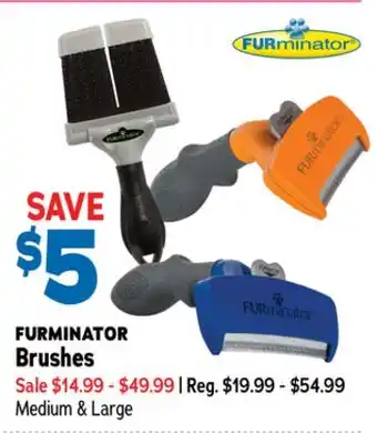 Ren’s Pets Depot FURMINATOR Brushes offer