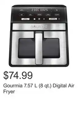 Costco Gourmia 7.57 L (8 qt.) Digital Air Fryer offer