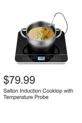 Costco Salton Induction Cooktop with Temperature Probe offer