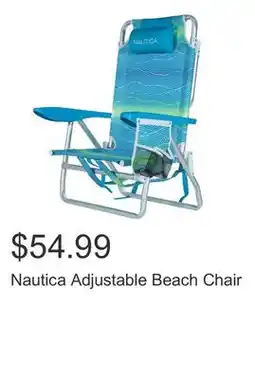 Costco Nautica Adjustable Beach Chair offer