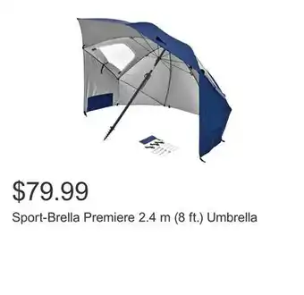 Costco Sport-Brella Premiere 2.4 m (8 ft.) Umbrella offer