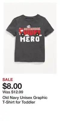 Old Navy Old Navy Unisex Graphic T-Shirt for Toddler offer