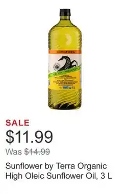 Costco Sunflower by Terra Organic High Oleic Sunflower Oil, 3 L offer
