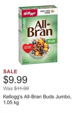 Costco Kellogg's All-Bran Buds Jumbo, 1.05 kg offer