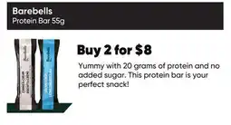 Healthy Planet Barebells Protein Bar 55g offer