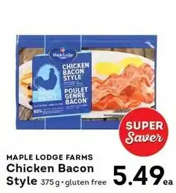 MAPLE LODGE FARMS Chicken Bacon Style