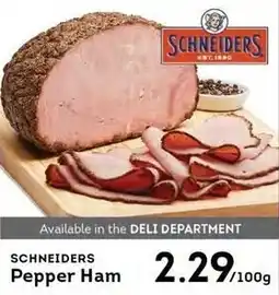 Market Place IGA SCHNEIDERS Pepper Ham offer