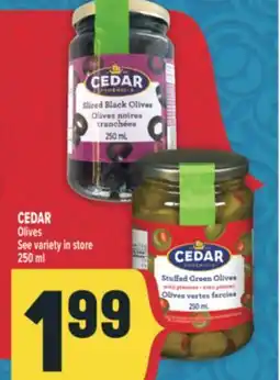 Marché Adonis CEDAR Olives offer