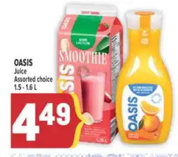 Marché Adonis OASIS Juice offer