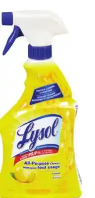 Giant Tiger Lysol cleaner offer