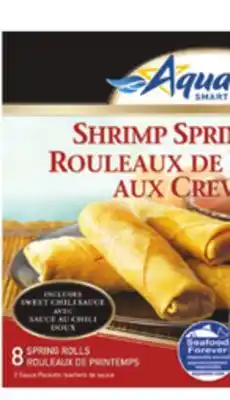 Giant Tiger Aqua Star shrimp spring rolls offer