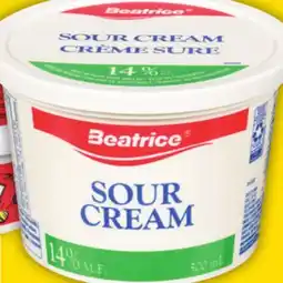 Giant Tiger Beatrice sour cream offer