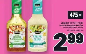 Metro VINAIGRETTE SELECTION | SELECTION SALAD DRESSING offer