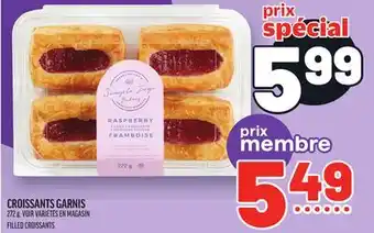 Metro CROISSANTS GARNIS | FILLED CROISSANTS offer