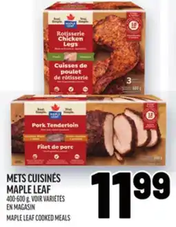 Metro METS CUISINÉS MAPLE LEAF | MAPLE LEAF COOKED MEALS offer