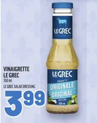 Metro VINAIGRETTE LE GREC | LE GREC SALAD DRESSING offer