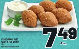 Metro KEBBÉ VIANDE AVEC SAUCE À L'AIL ADONIS | MEAT KIBBEH WITH GARLIC SAUCE offer