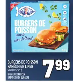 Metro BURGERS DE POISSON PANÉS HIGH LINER | HIGH LINER FROZEN BREADED FISH BURGERS offer