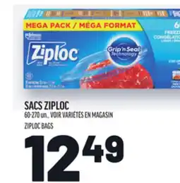 Metro SACS ZIPLOC | ZIPLOC BAGS offer