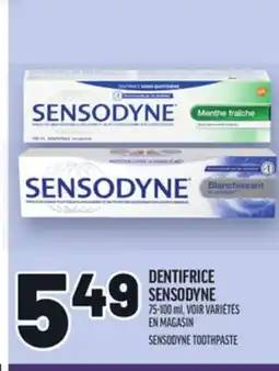 Metro DENTIFRICE SENSODYNE | SENSODYNE TOOTHPASTE offer