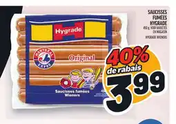 Metro SAUCISSES FUMÉES HYGRADE | HYGRADE WIENERS offer