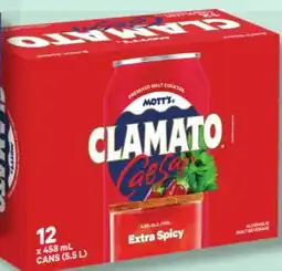 IGA MOTT'S CLAMATO CAESAR ALCOHOLIC MALT BEVERAGE offer
