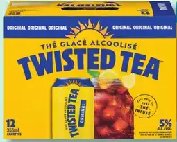 IGA TWISTED TEA ALCOHOLIC MALT BEVERAGE offer