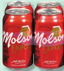 IGA MOLSON EXPORT BEER offer