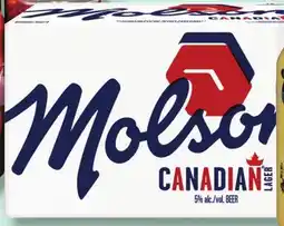 IGA MOLSON CANADIAN BEER offer